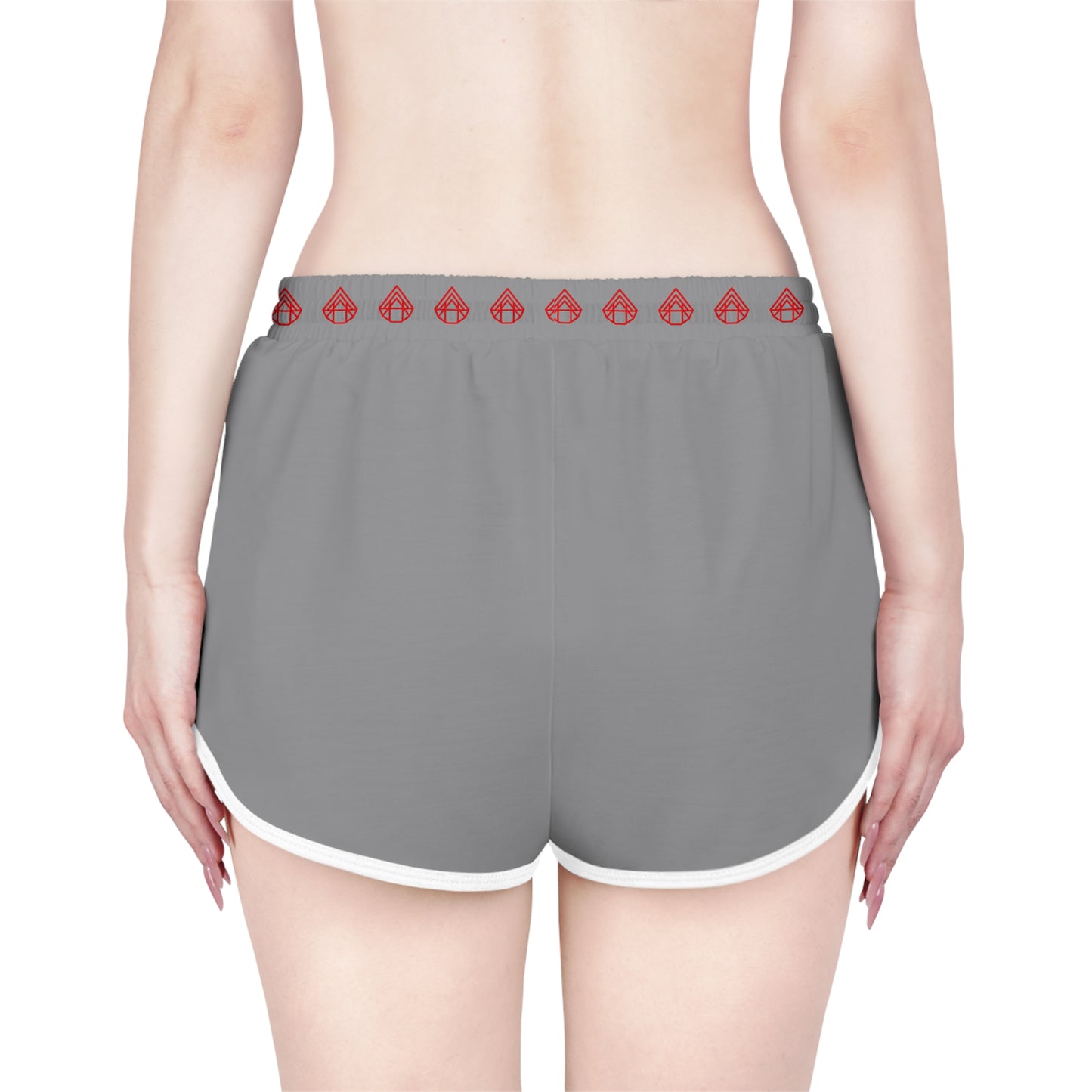 Grey Relaxed Shorts with AstraVT Logo Accent