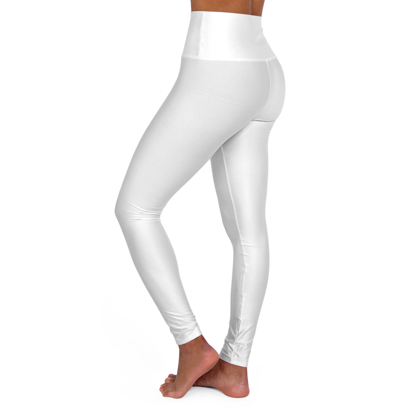 High-Waisted Yoga Leggings — AstraVT Logo