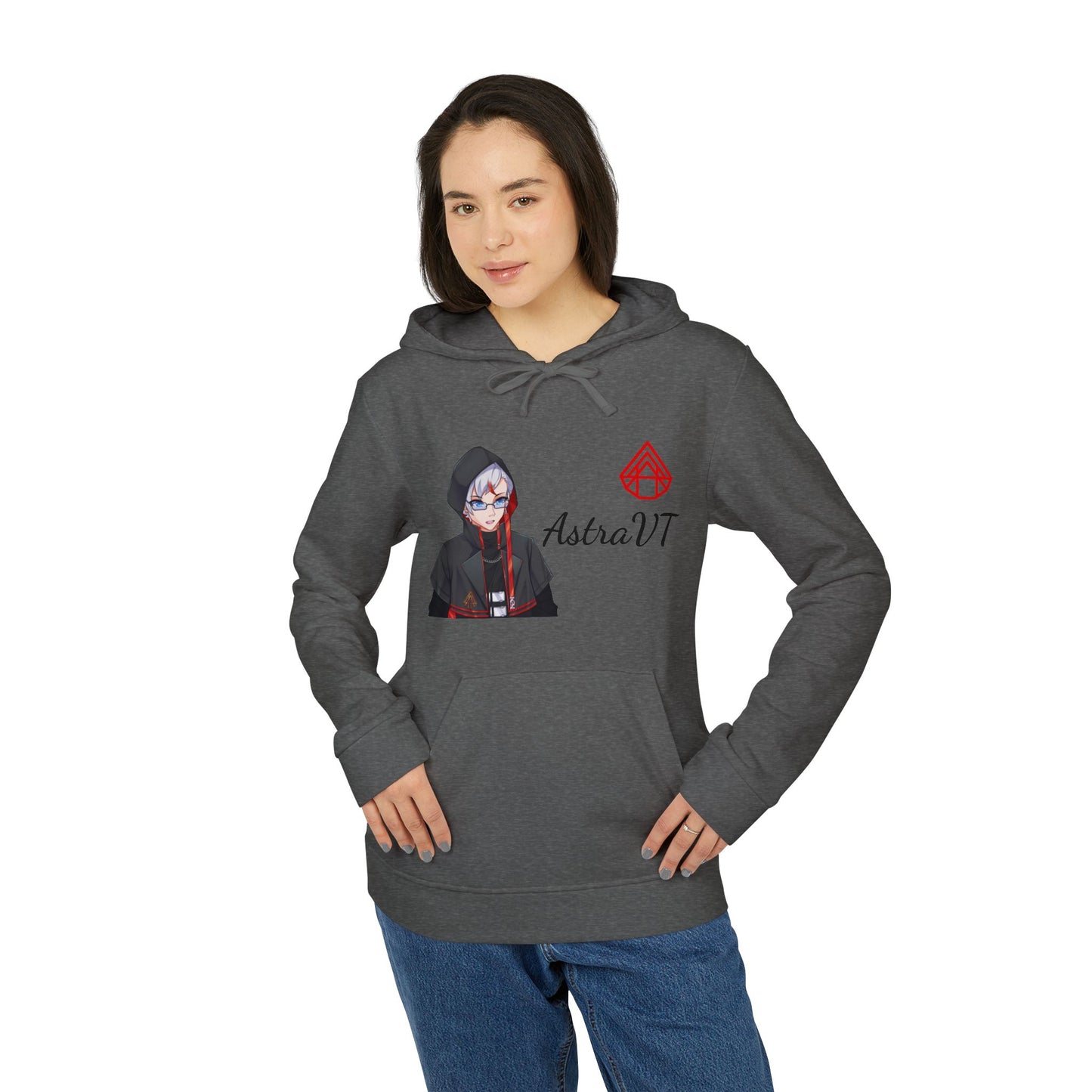 AstraVT Gamer Hoodie – Cyberpunk Character Graphic Zip Pullover