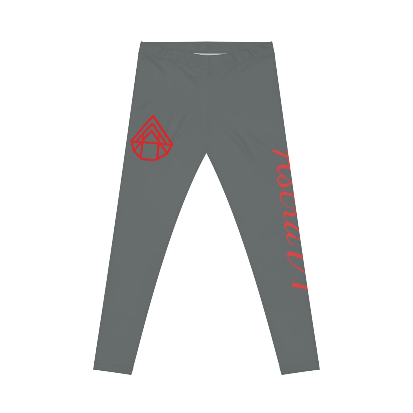 Women's Gray Leggings AstraVT' & Astra Logo