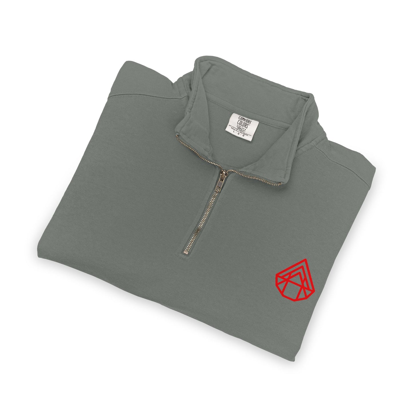 Quarter-Zip Sweatshirt with AstraVT Logo — Casual Pullover for Everyday Wear