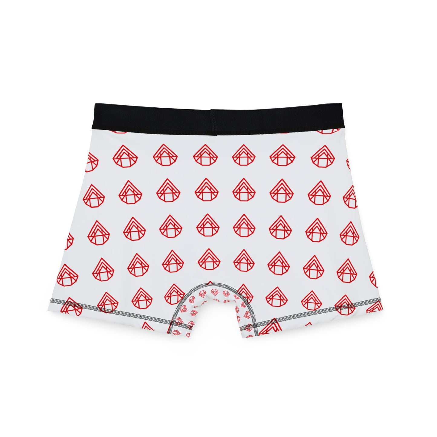 AstraVT Logo Pattern Men's Boxer Briefs — Romantic All-Over Print Underwear
