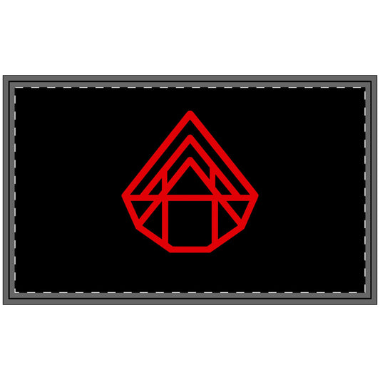 Modern AstraVT Doormat — AstraVT Logo on Black Welcome Mat