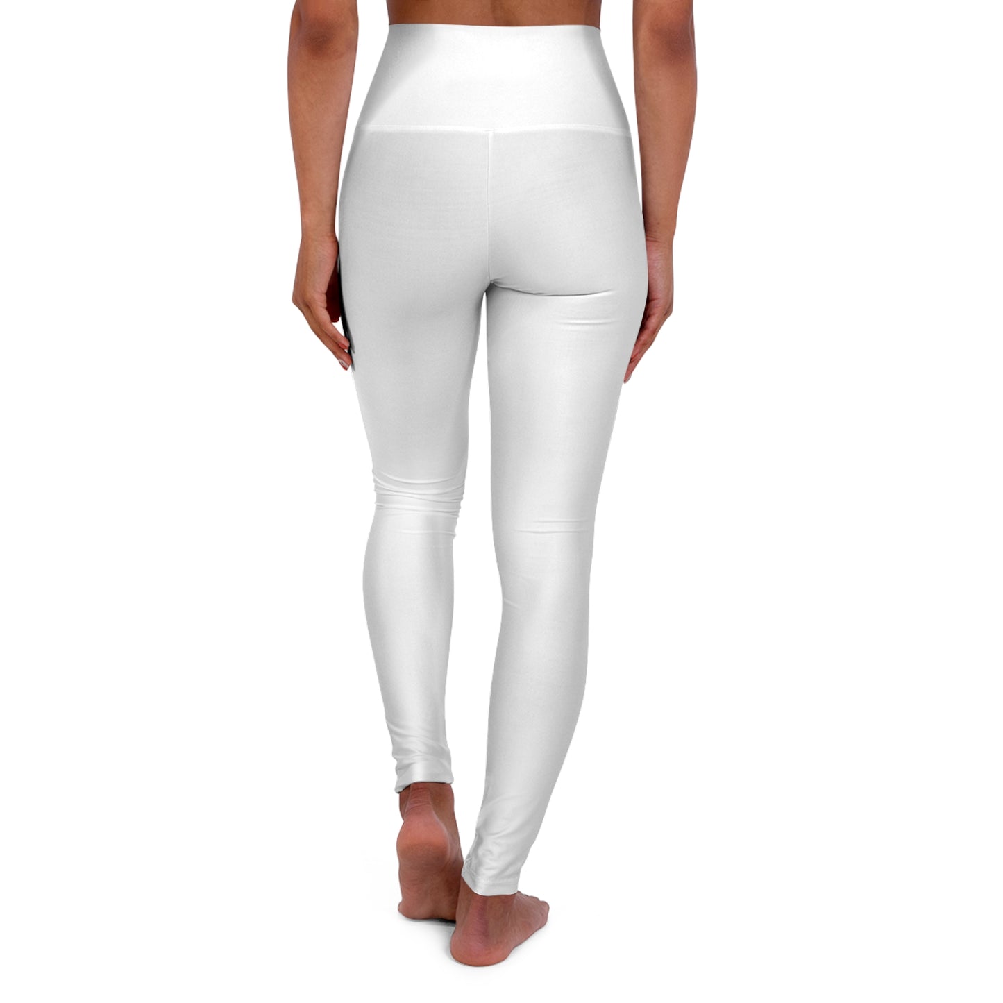High-Waisted Yoga Leggings — AstraVT Logo