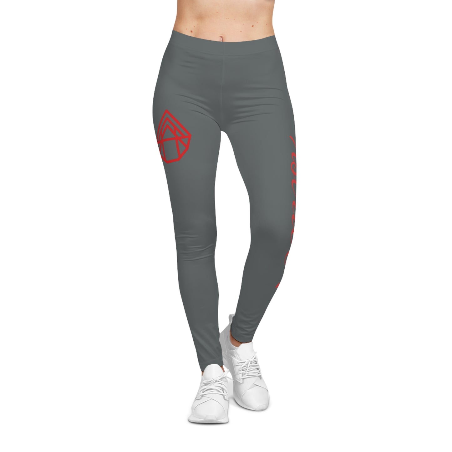 Women's Gray Leggings AstraVT' & Astra Logo