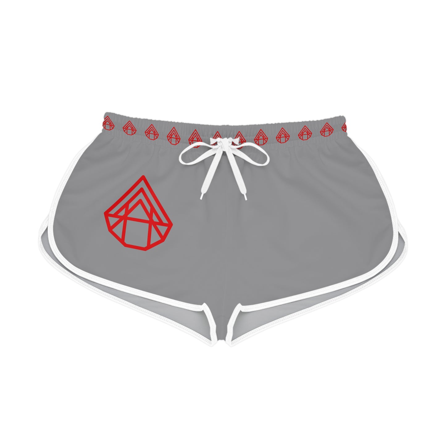 Grey Relaxed Shorts with AstraVT Logo Accent