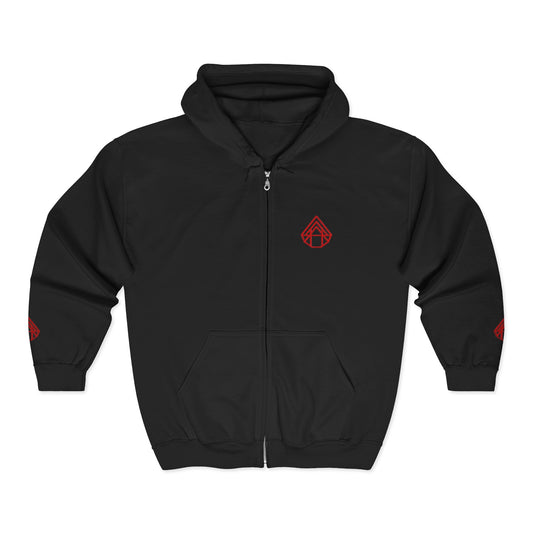 AstraVT Zip Hoodie — ASTRAVT Logo Logo Full‑Zip Sweatshirt
