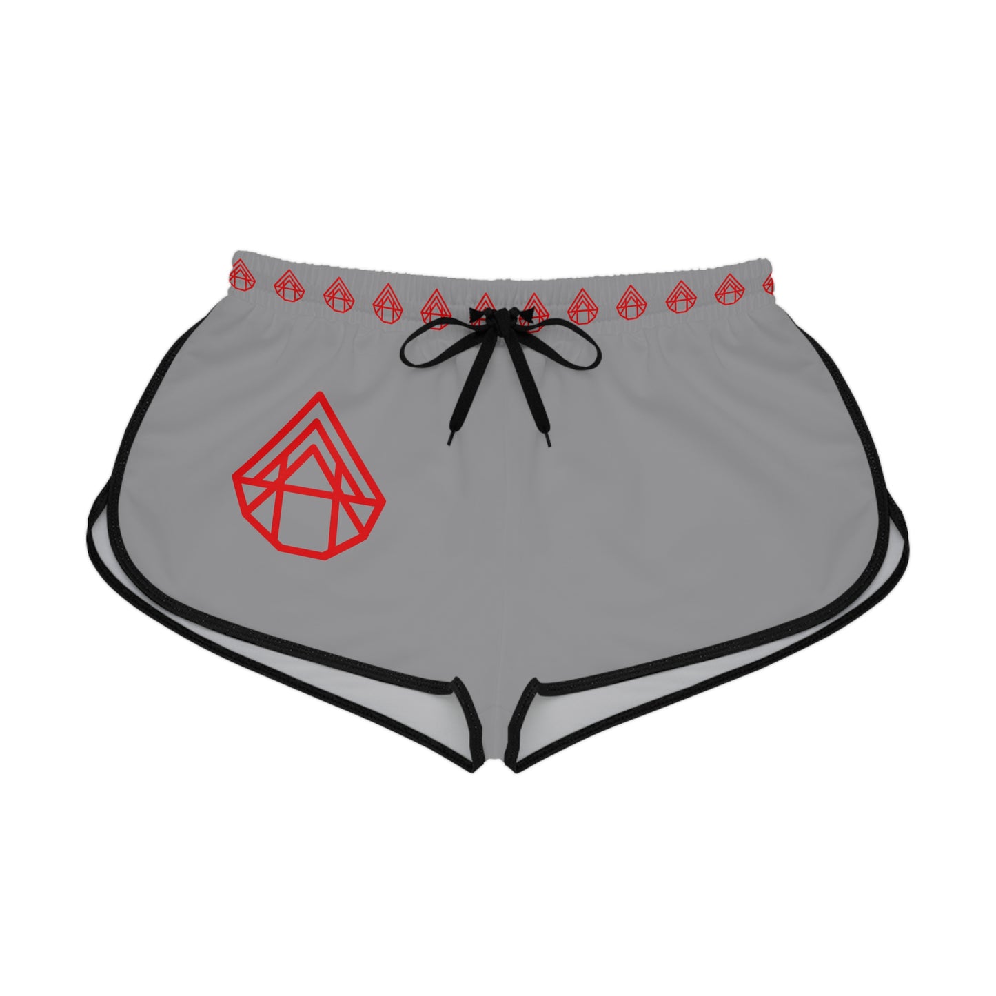 Grey Relaxed Shorts with AstraVT Logo Accent