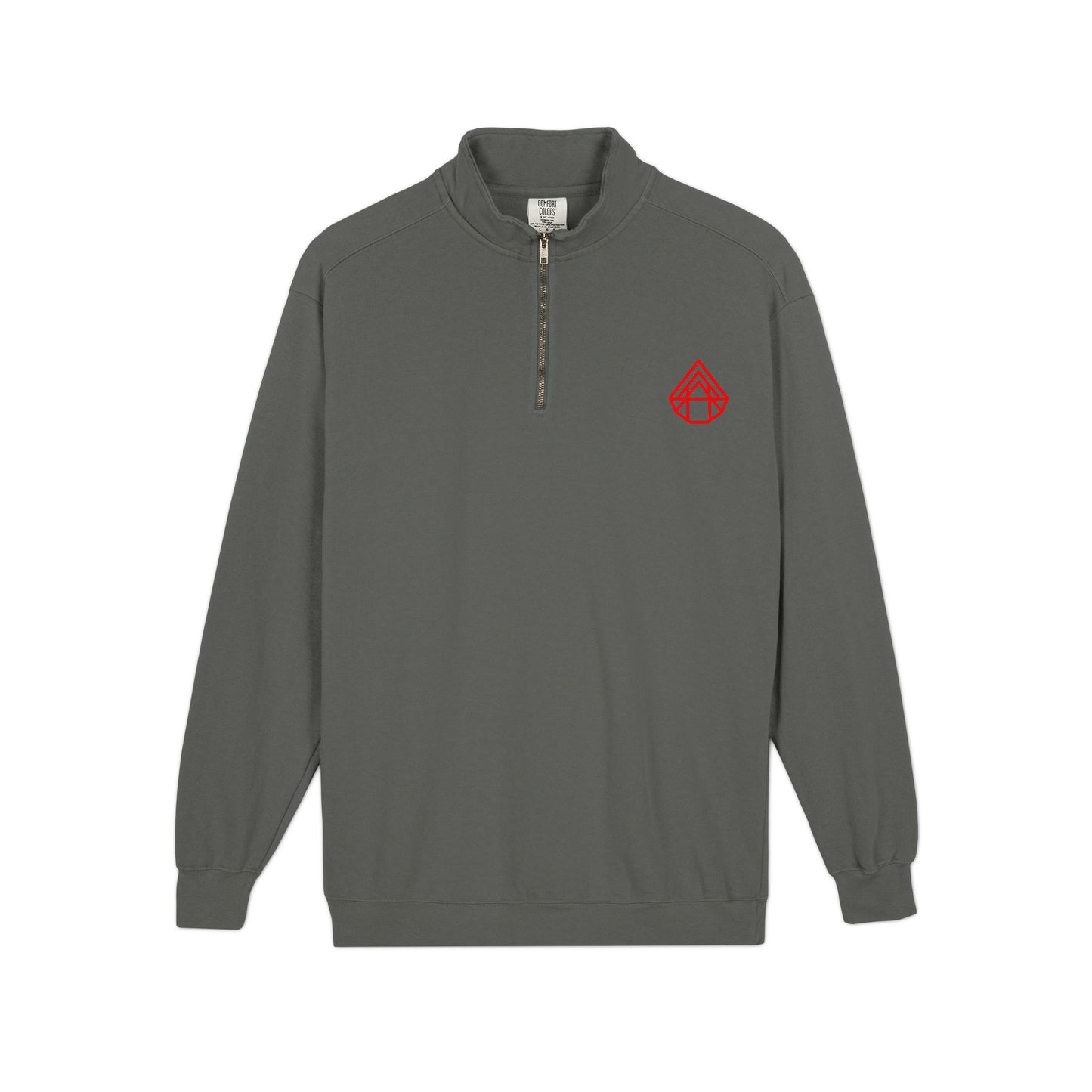 Quarter-Zip Sweatshirt with AstraVT Logo — Casual Pullover for Everyday Wear