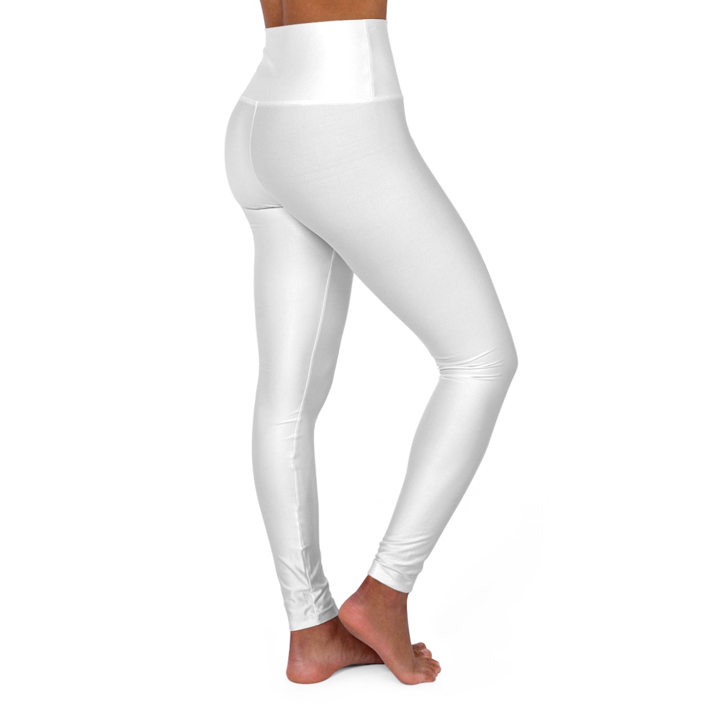 High-Waisted Yoga Leggings — AstraVT Logo
