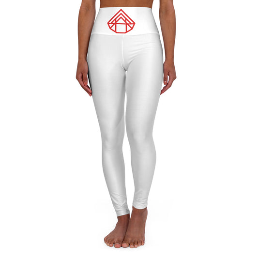 High-Waisted Yoga Leggings — AstraVT Logo