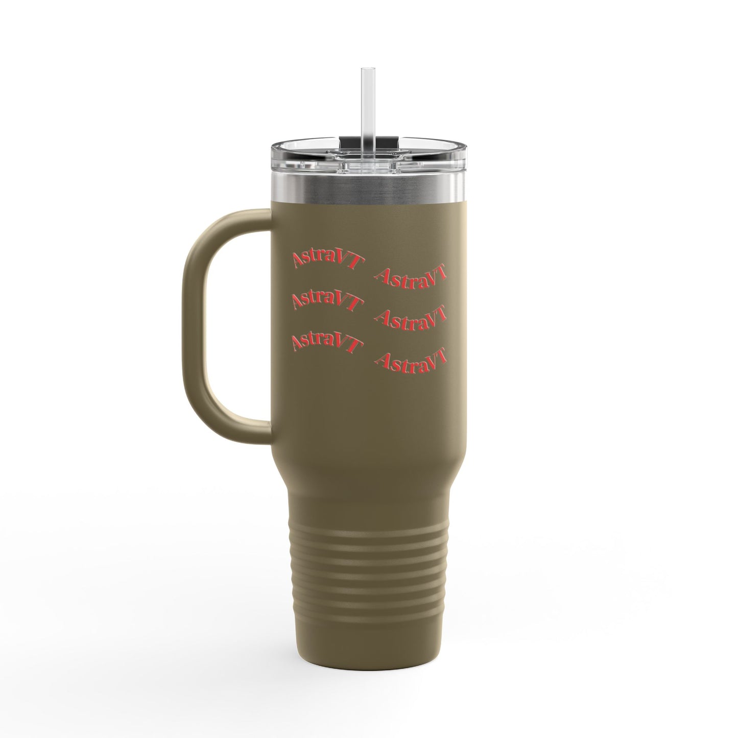 40oz Insulated Travel Mug — AstraVT Logo