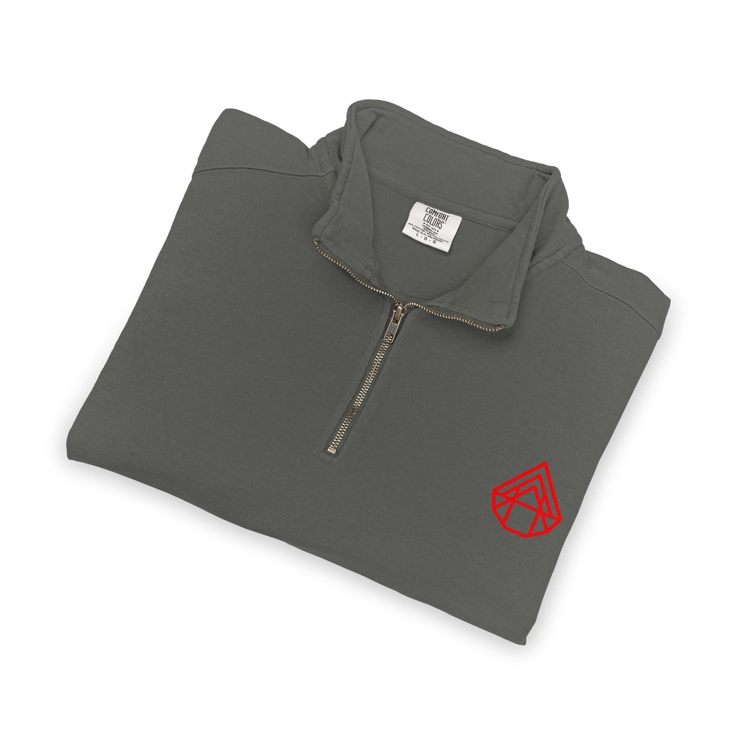 Quarter-Zip Sweatshirt with AstraVT Logo — Casual Pullover for Everyday Wear
